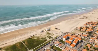 La Siesta vue de haut